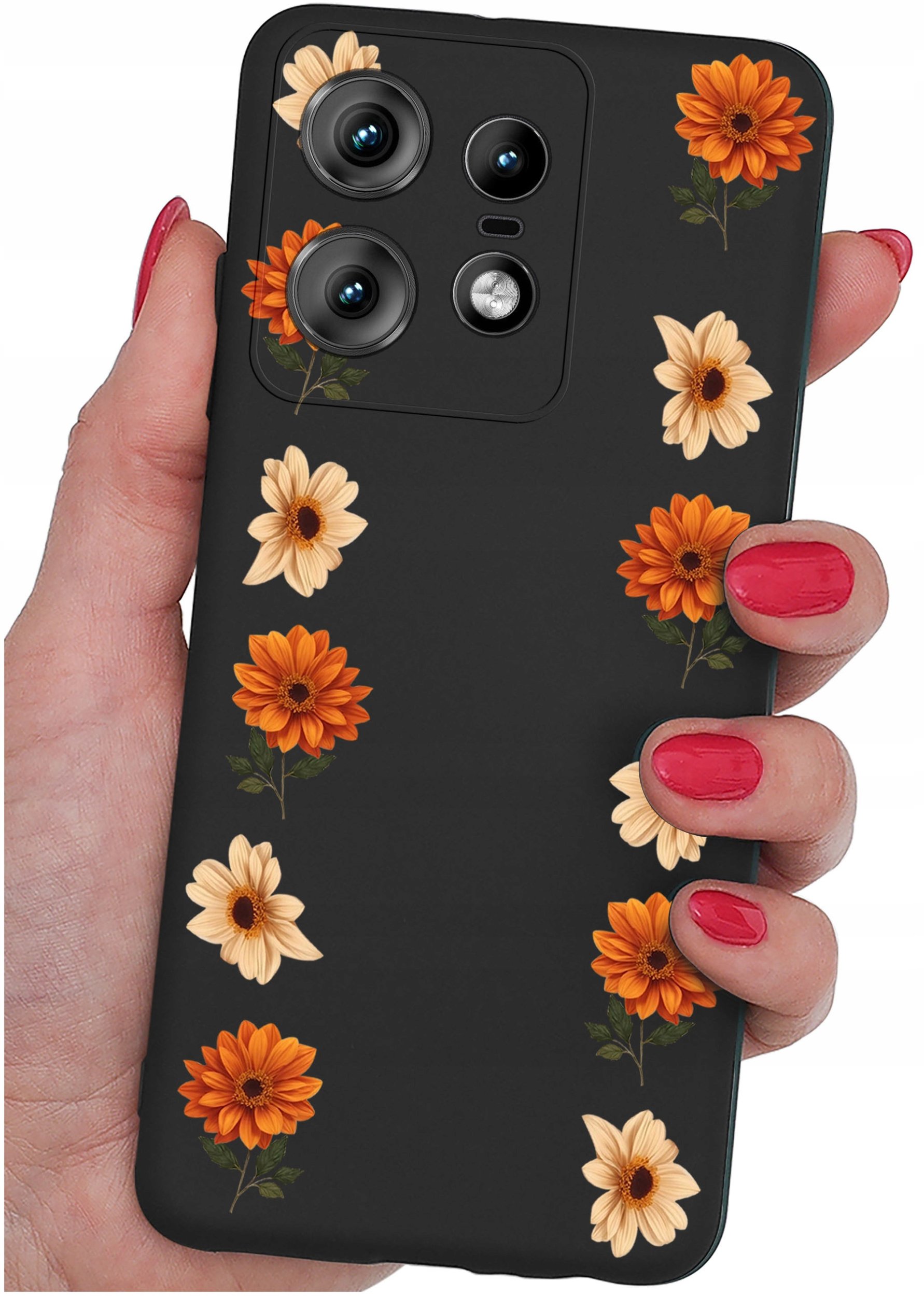 Etui do Motorola Moto EDGE 50 Pro WZORY |SILIKONOWE MATT CASE