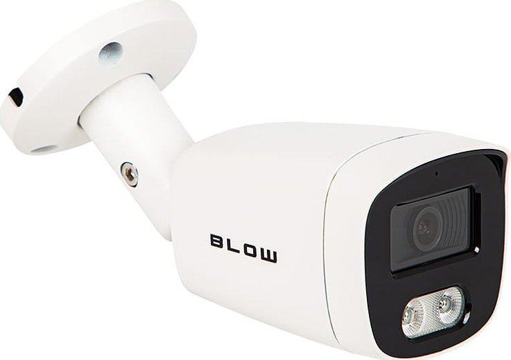 Kamera IP Blow 77-856# Kamera ip 8mp bl-i8hl28bwm/poe biała tubowa mikrofon hybridlight