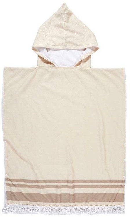INTESI PONCHO ORONGO RĘCZNIKOWE BEŻOWE
