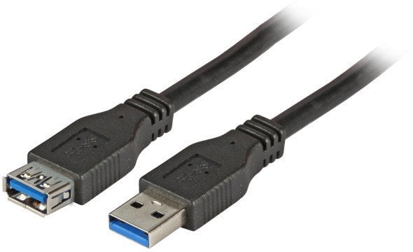 Kabel USB EFB USB-A - USB-A 5 m Czarny (K5237.5)