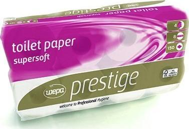 Wepa Papier toaletowy trzywarstwowy (8 rolek) 150 listków WEPA 036684/071360