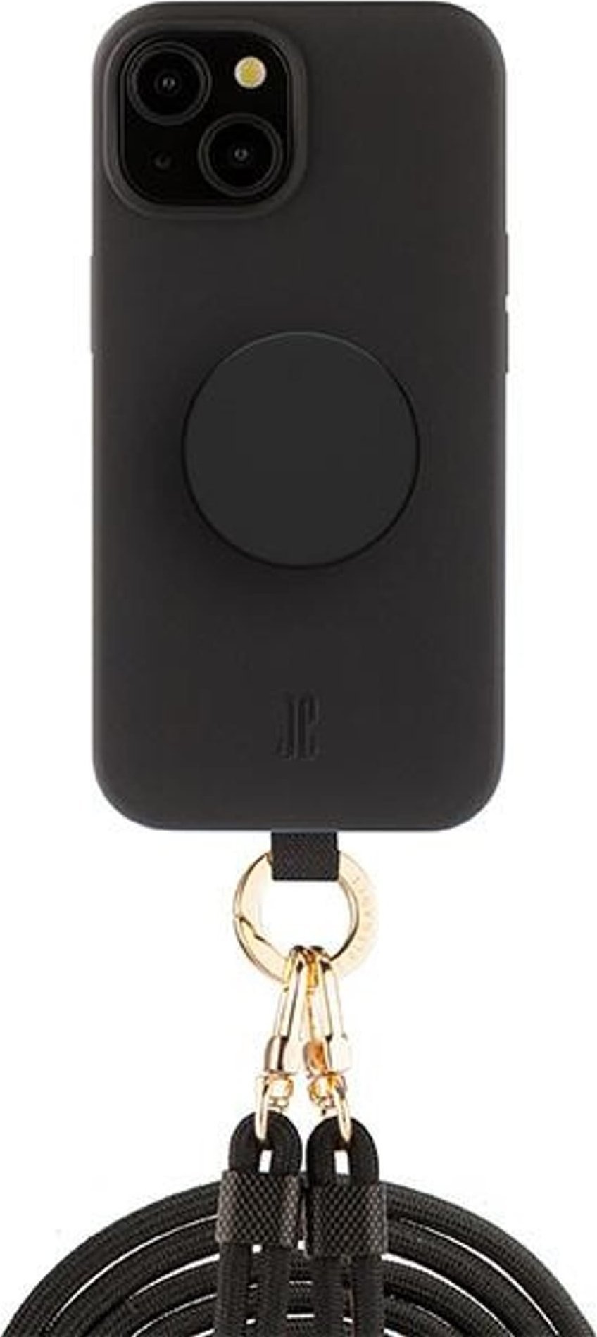 Just Elegance Etui JE 3in1 PopGrip iPhone 15 6.1" czarny/black 30484 (Just Elegance)