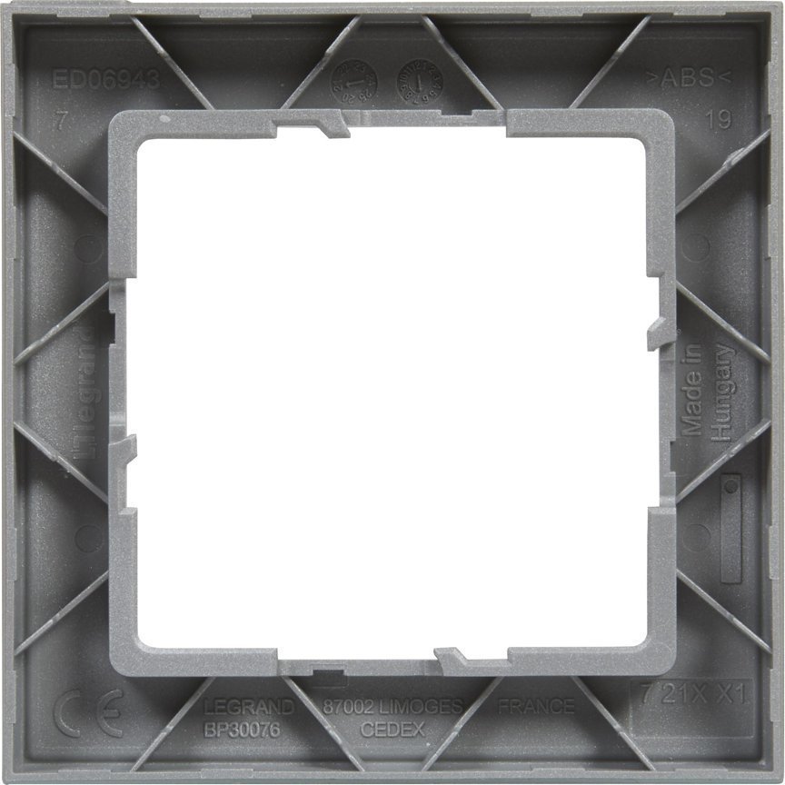 Legrand SUNO Ramka jednokrotna aluminium 721511
