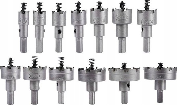 Korbi ZESTAW OTWORNIC WIDIOWE KORONKOWE 16-65mm 13szt