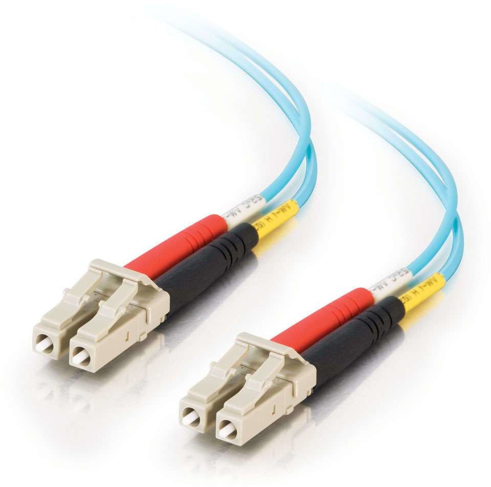 C2G LC-LC 10Gb 50/125 OM3 Duplex Multimode PVC Fiber Optic Cable (LSZH) - Netzwerkkabel - LC Multi-Mode (M) zu LC Multi-Mode (M) - 10 m - Glasfaser -