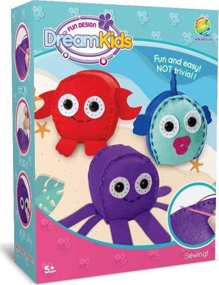 Zestaw Kreatywnych Wyszywanek Do Szycia Maskotek Poduszek Zwierzęta Morskie Maskotka Poduszka