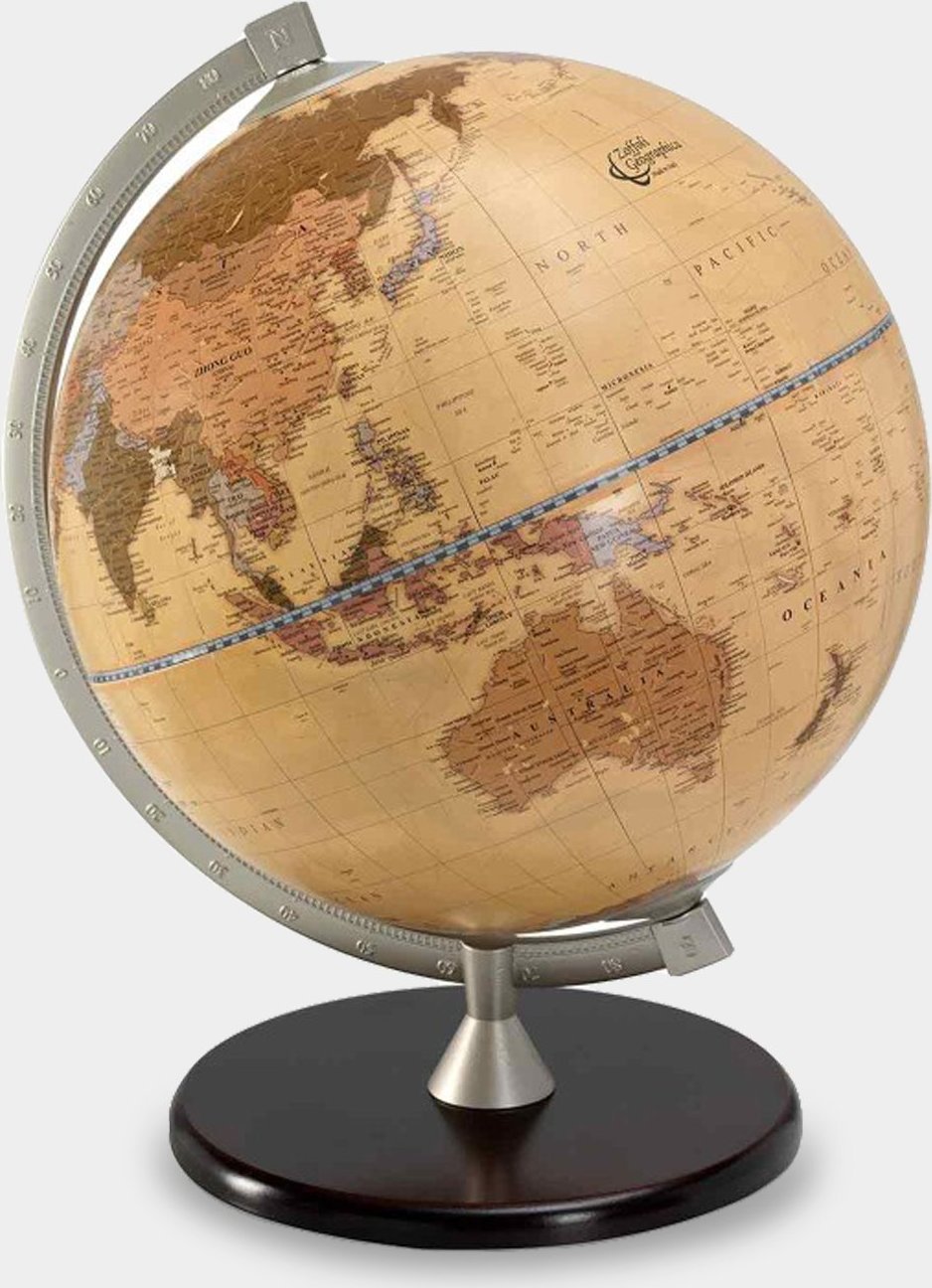 rzezbyzbrazu Globus Zoffoli James Cook - Apricot