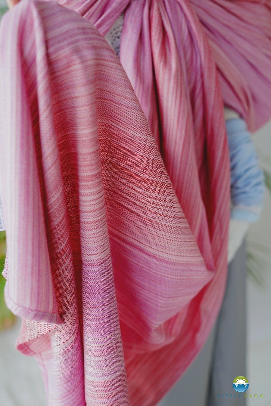 Little Frog Chusta kółkowa Little Frog - Bambusowy Rubin M (2,1 m)