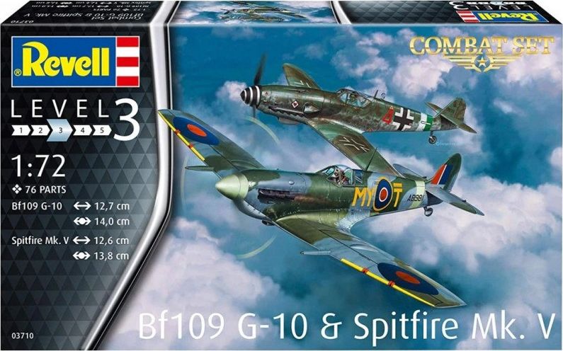 Revell Zestaw do sklejania BF109G-10 & Spitfire MK.V
