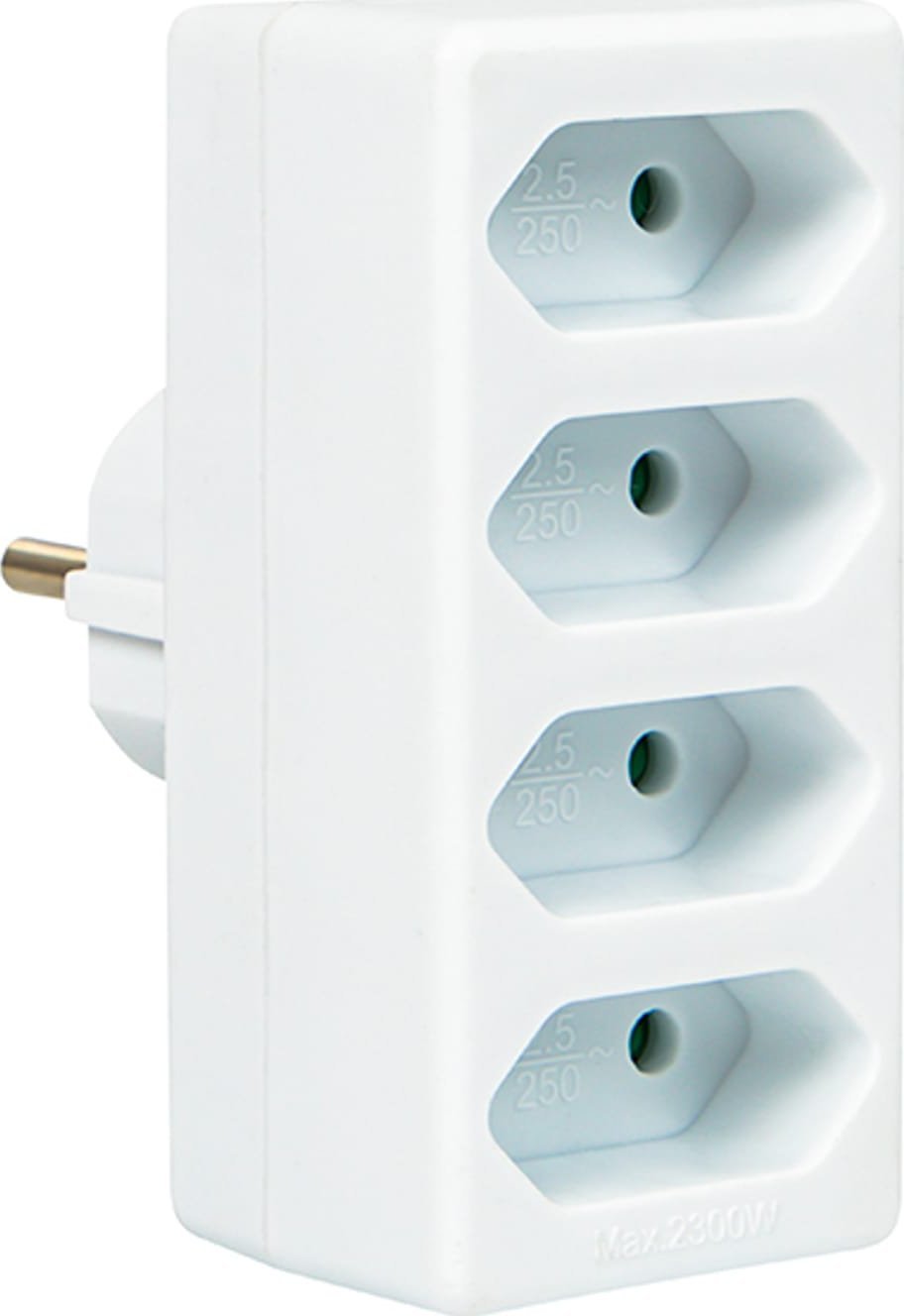 Blow 98-604# Rozgałęźnik r-4 pr 4gn bez uziemienia płaskie