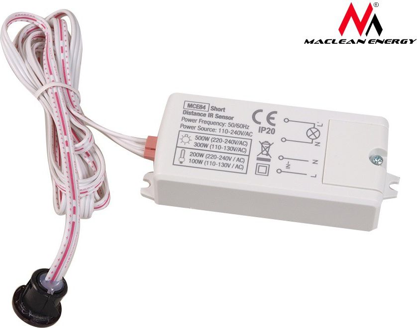 Maclean Włącznik bezdotykowy 5A na podczerwień (MCE84)