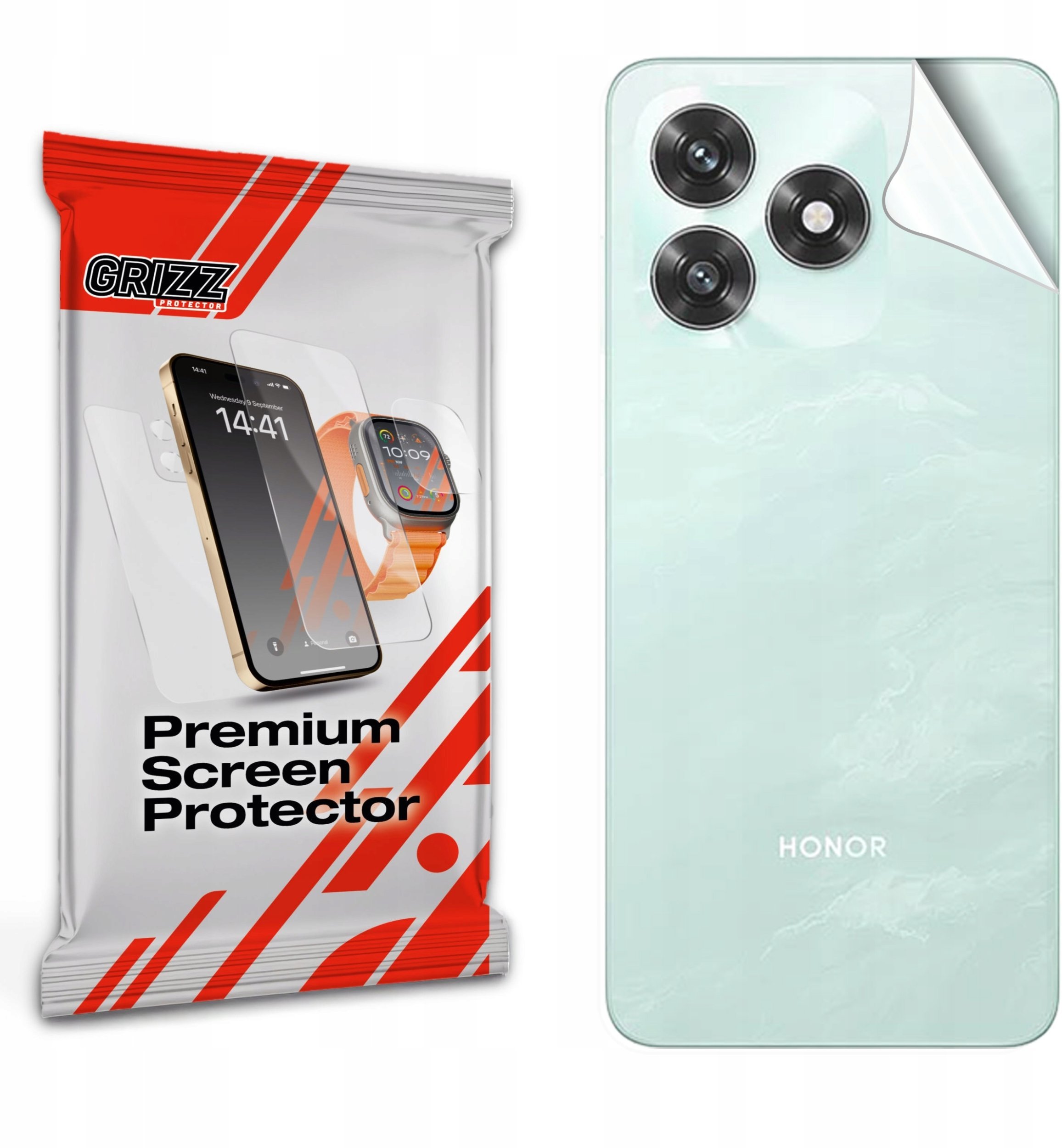GrizzGlass Folia na tył SatinSkin do Honor X5c Plus