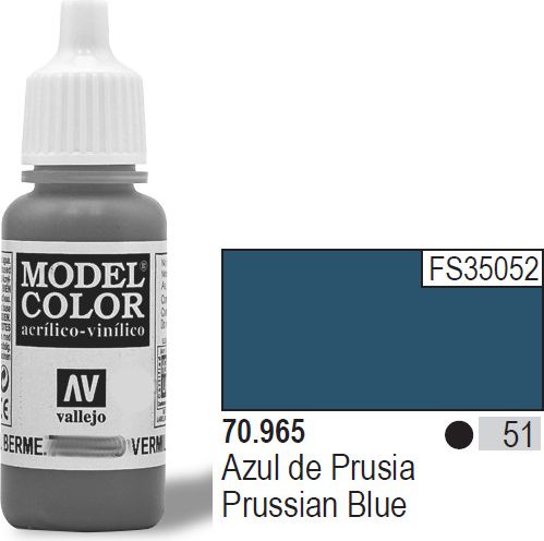 Vallejo Farba Nr51 Prussian Blue 17ml - 70965