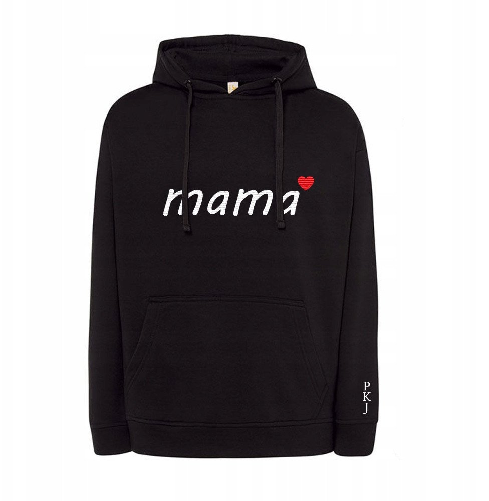 BLUZA Z HAFTEM NAPIS MAMA BAWEŁNA DZIEŃ KOBIET INICJAŁY PREZENT ROZMIARY