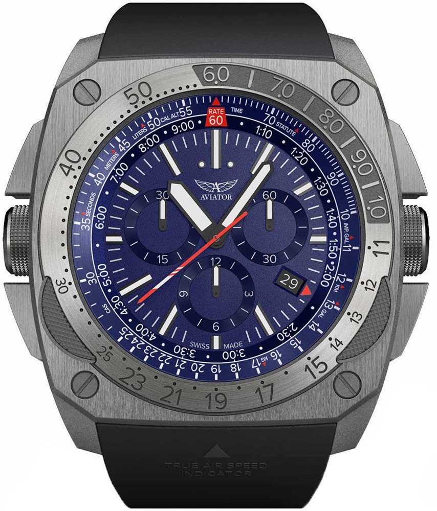 Zegarek męski Aviator M.2.30.0.220.6.BMIG-29 czarny