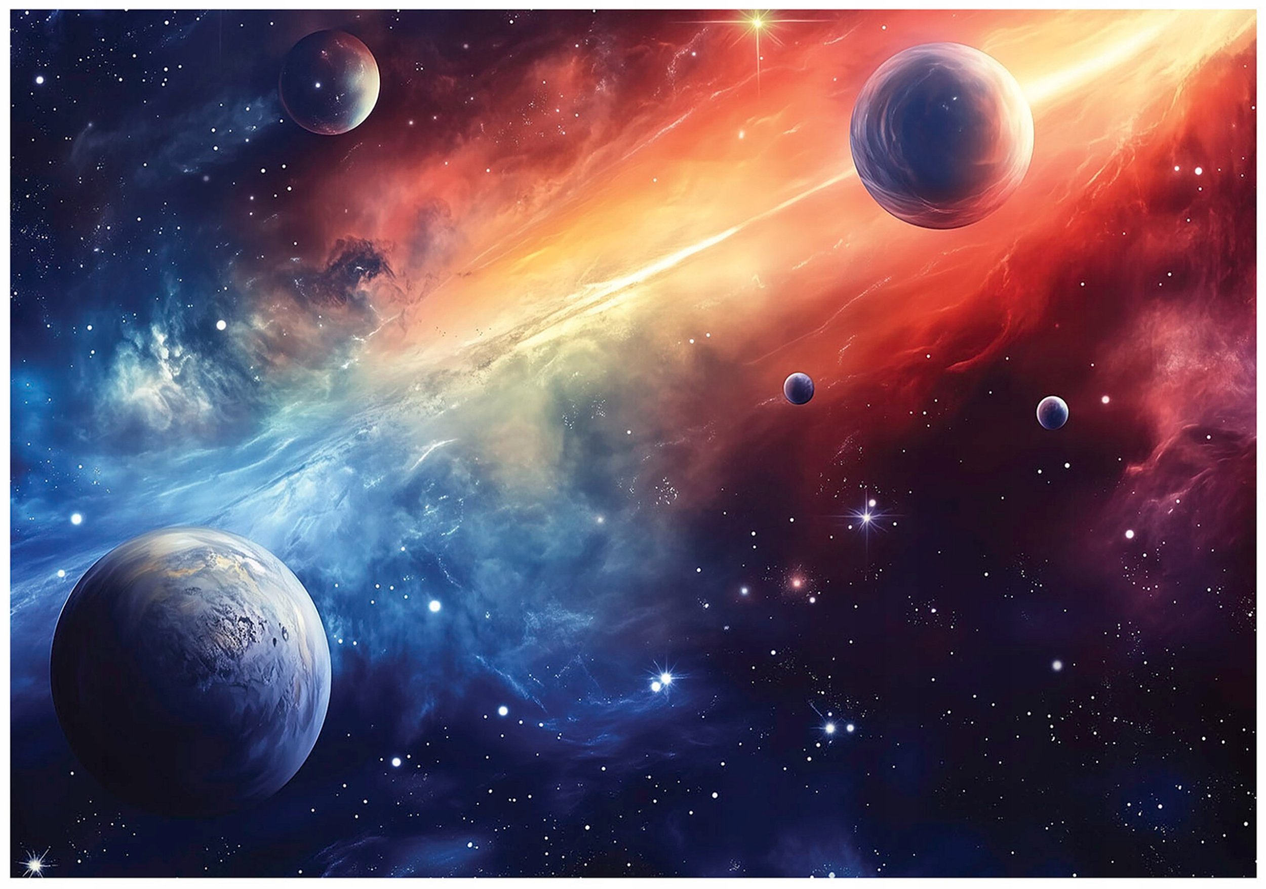 Fototapeta Dla Dzieci Chłopca Kosmos Tapeta Do Pokoju Dziecięcego 300X210