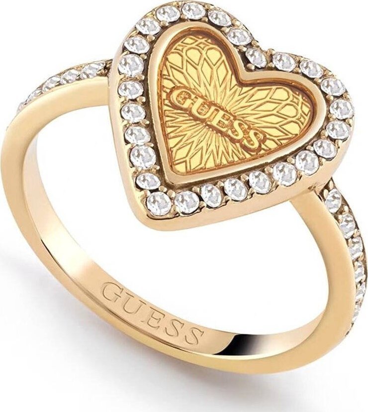Guess Pierścionek Guess Love Me Tender JUBR03243JWYG54 rozmiar 14