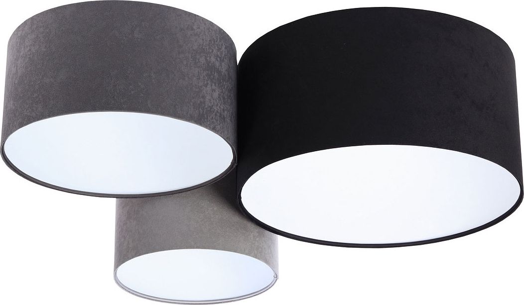 Lampa sufitowa Lumes Trójkolorowa plafoniada z białym wnętrzem abażura - EXX45-Balfis