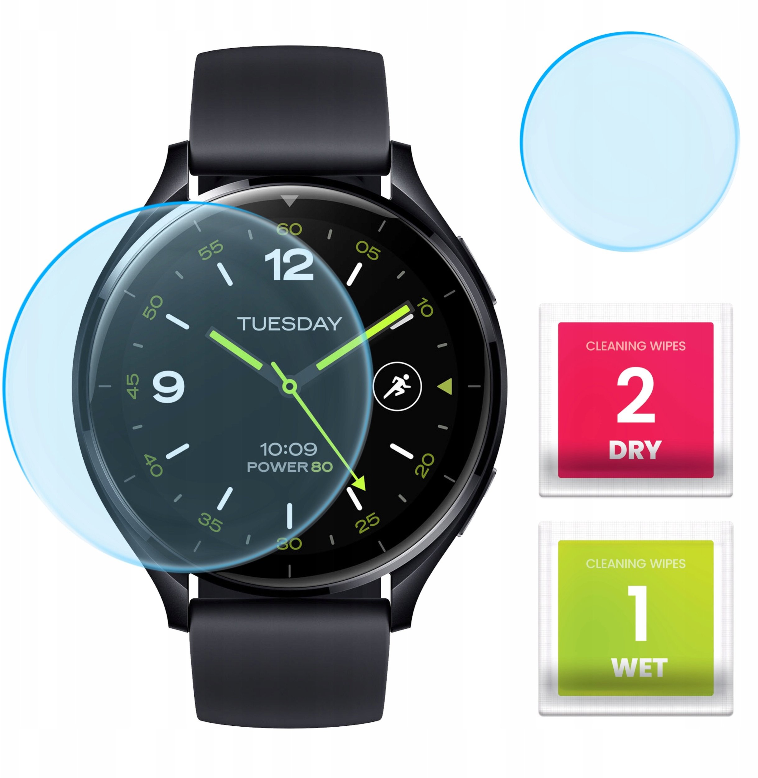 Szkło Hybrydowe do Xiaomi Watch 2 (Szkiełko, Ochronne, Odporne, Szybka, 9H)