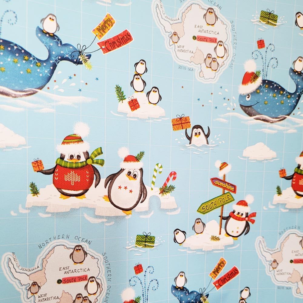 Fastima Papier świąteczny do pakowania kolorowy 70cmx3m 3m9