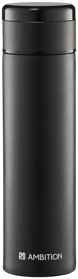 4kom.pl Butelka termiczna ze stali nierdzewnej Indi 420 ml czarna AMBITION