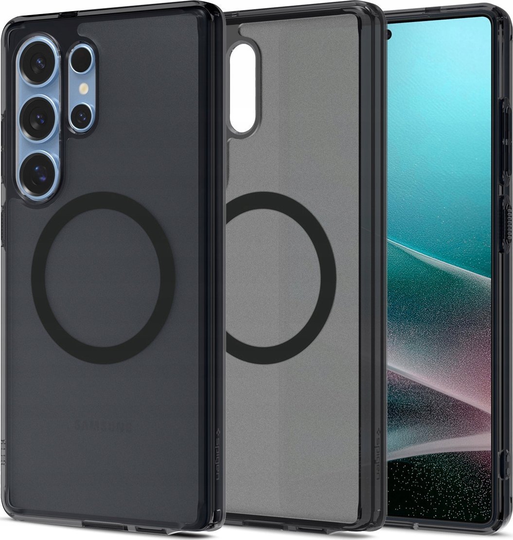 Etui Spigen Ultra Hybrid Mag na Samsung Galaxy S25 Ultra - czarne