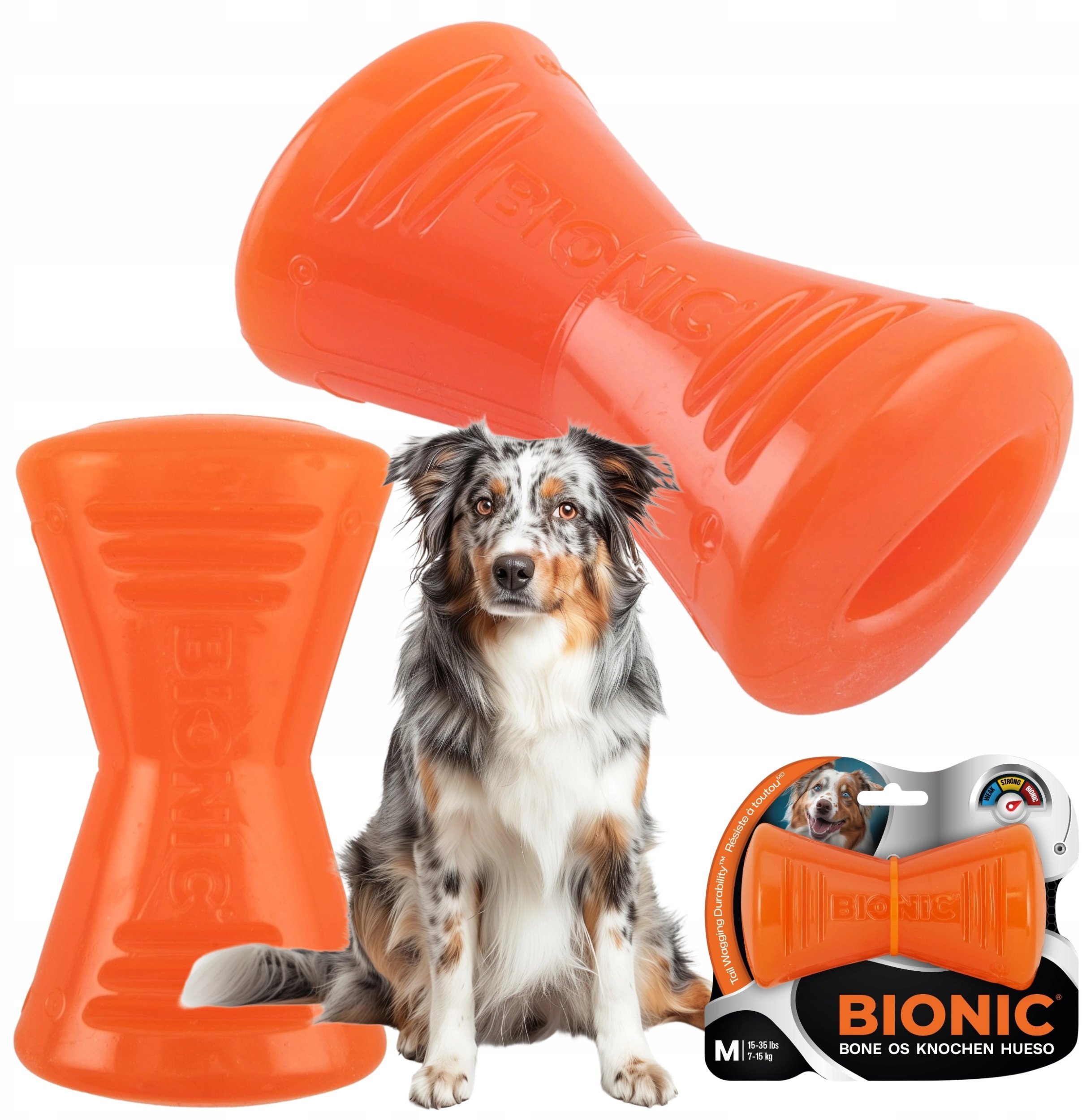 BIONIC Kość, gryzak, dla psa, M, 12cm