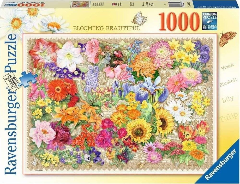 Ravensburger Puzzle Kwitnące kwiaty 1000 elementów