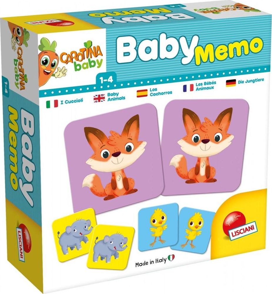 Lisciani Carotina Baby Memo Puppies