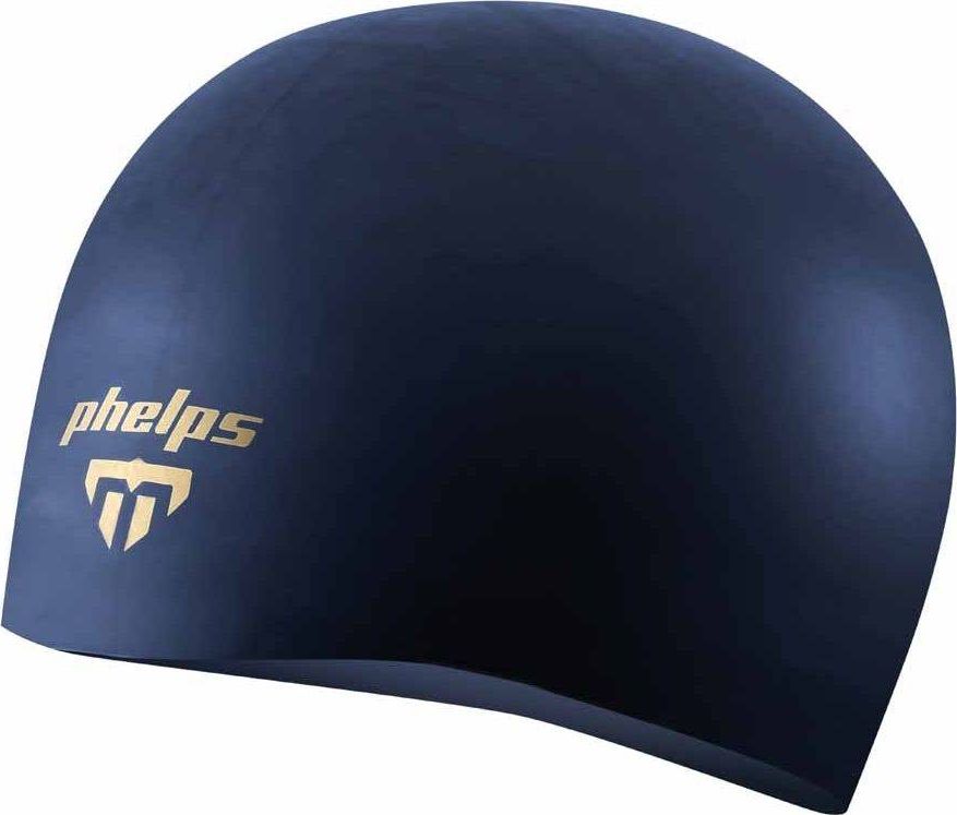 Aqua Sphere Phelps czepek Race Cap SA208EU0475 navy-gold Uniwersalny