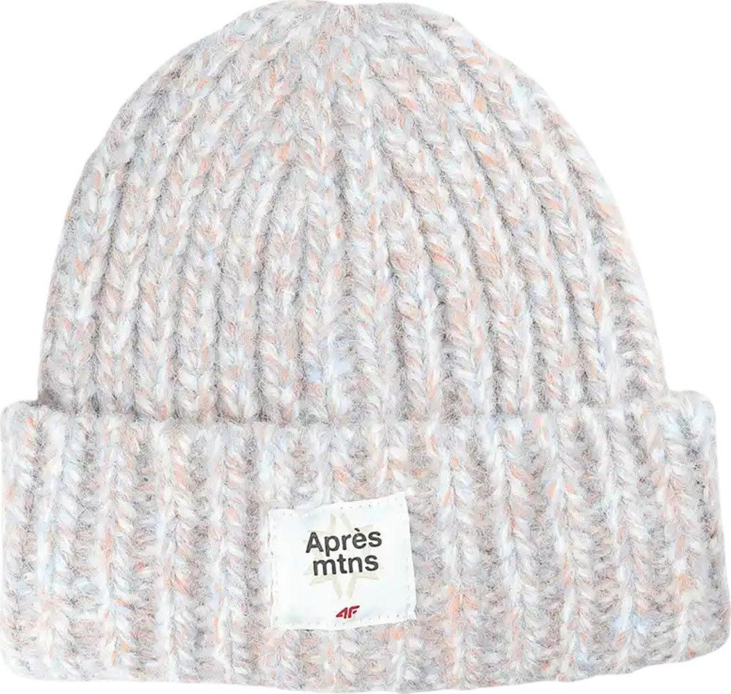 4f Czapka damska F572 jasny niebieski melanż 4FWAW25ACAPF572 34M