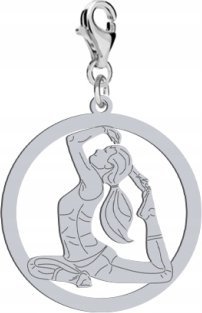 Radziszewska Jewellery Srebrny Charms Joga DEDYKACJA GRATIS