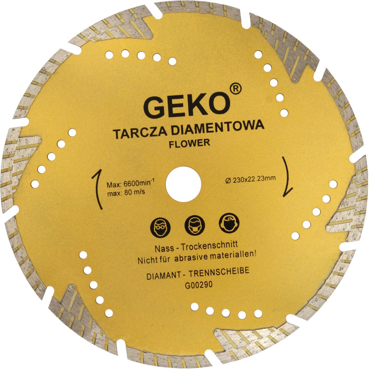 Geko tarcza diamentowa 230mm "flower" (G00290)