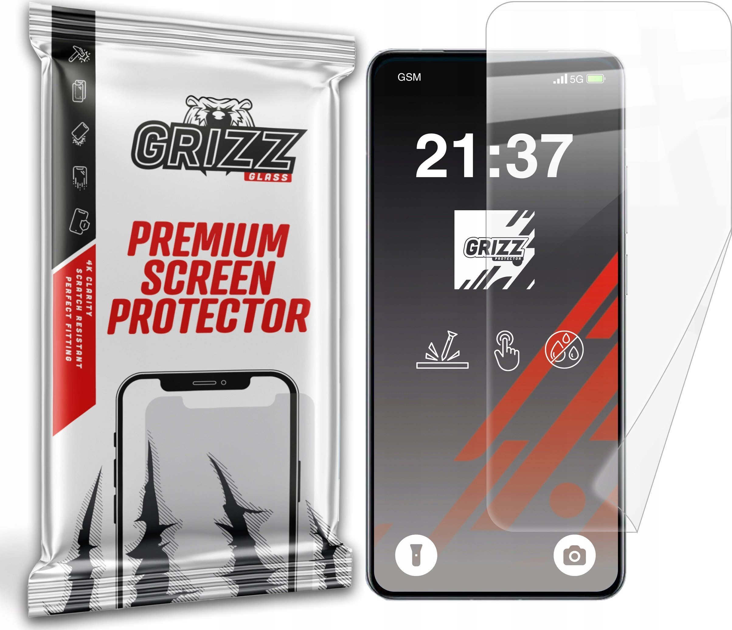 Folia ceramiczna GrizzGlass CeramicFilm do Realme GT7 Pro Racing