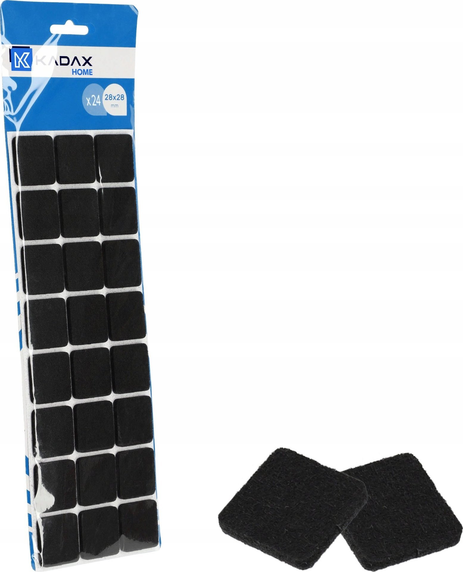 Kadax 24x KADAX Podkładki Filcowe Pod Meble Krzesła Samoprzylepne Zestaw Grube
