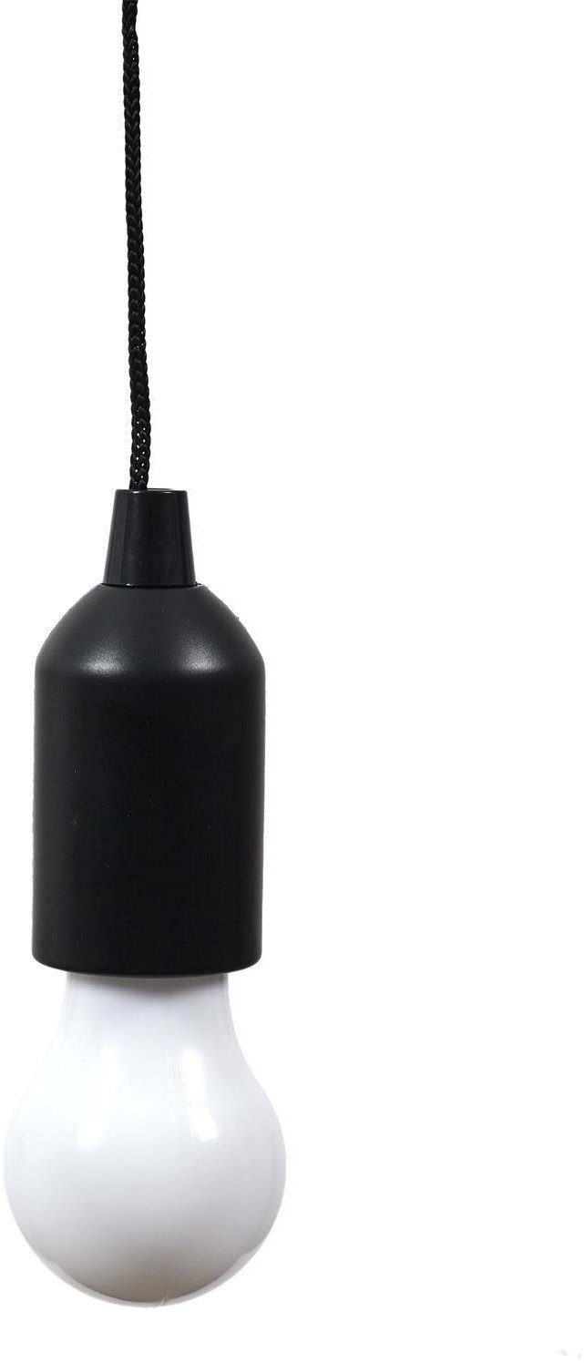 INTESI LAMPA WISZĄCA ŻARÓWKA CZARNA