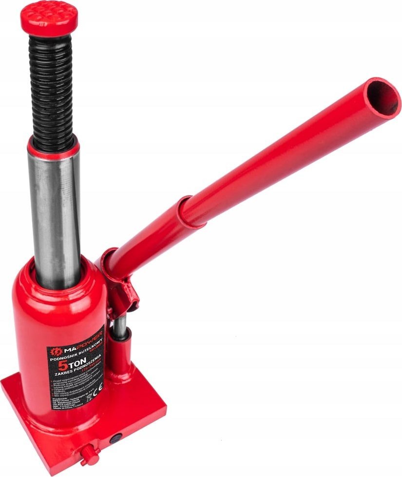 PODNOŚNIK SŁUPKOWY BUTELKOWY SAMOCHODOWY HYDRAULICZNY TŁOKOWY 5T MAPOWER