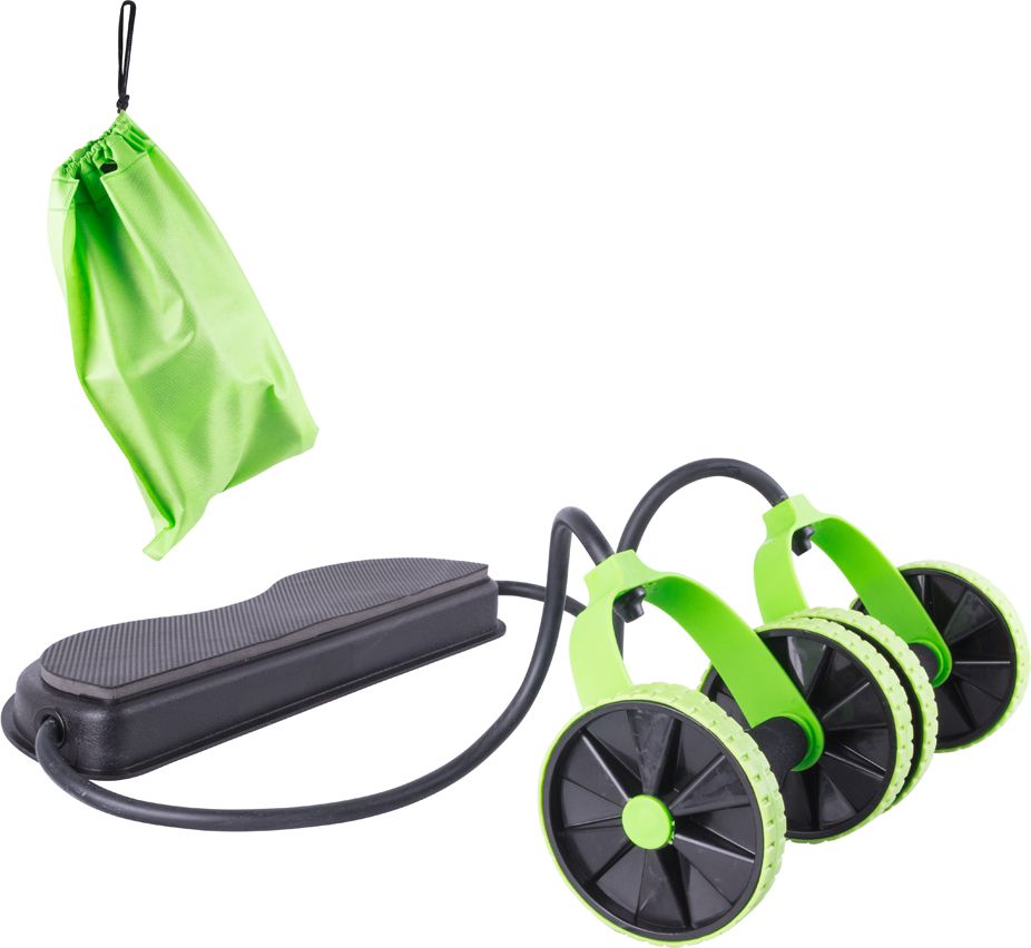 inSPORTline Wielofunkcyjne urządzenie do ćwiczeń, wałki z ekspanderami i podstawą AB Roller AR400 (13170)