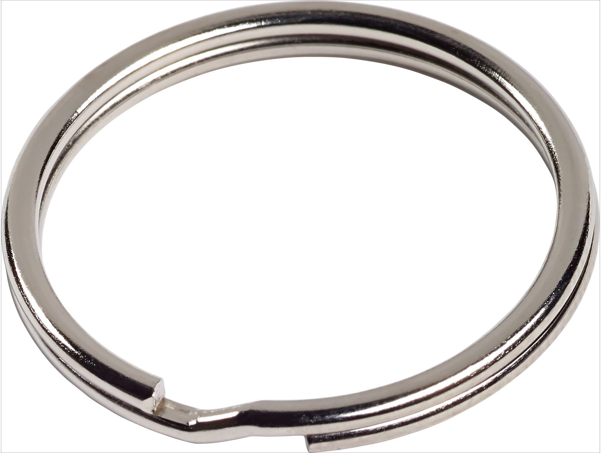 WIRE KEY RING 24 NICKEL PLAT/ 4PCS