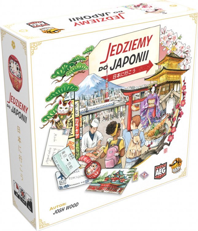 Lucky Duck Games Gra planszowa Jedziemy do Japonii