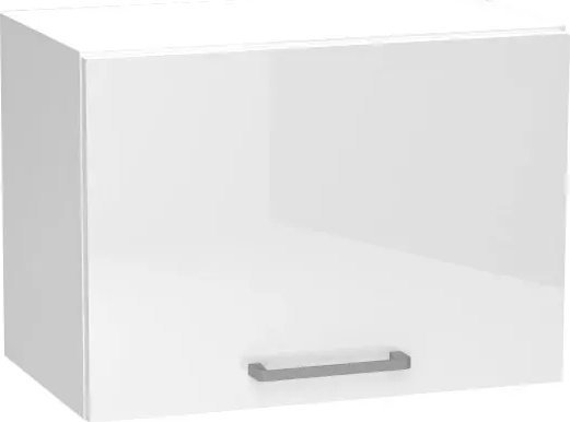 Elior Biała szafka nad okap kuchenny - Elora 23X 50 cm połysk