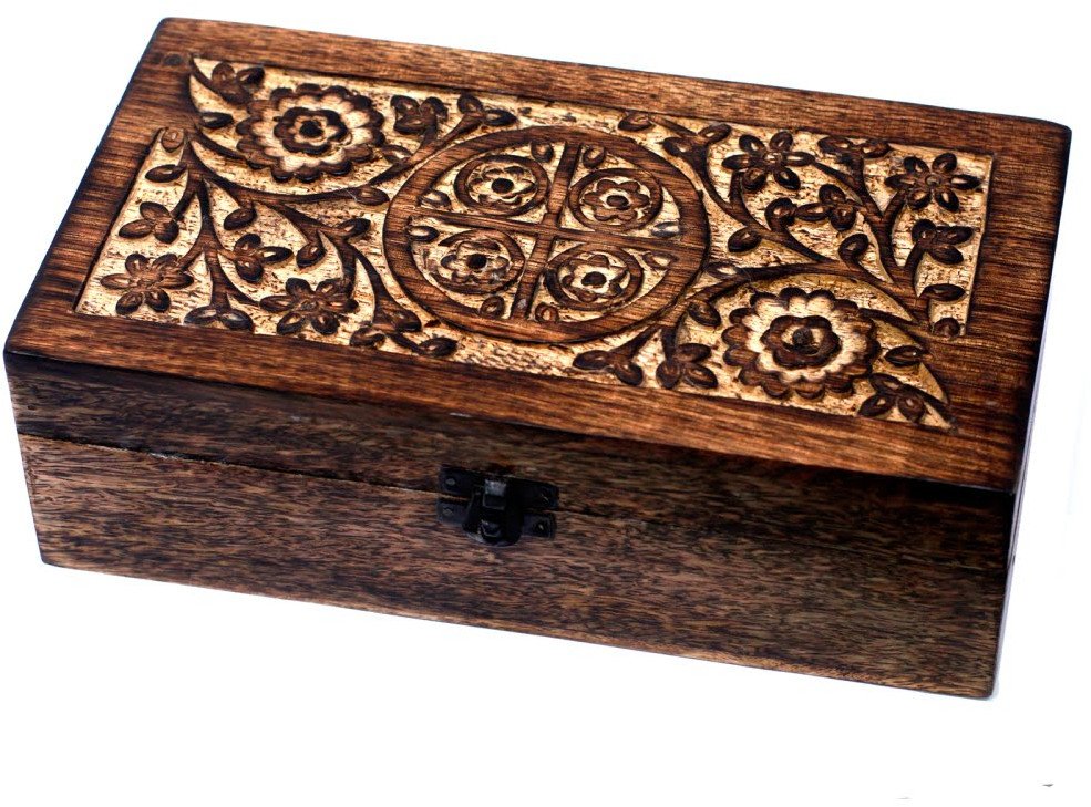 Pudełko do olejków - Kwiaty na 24 olejki plus