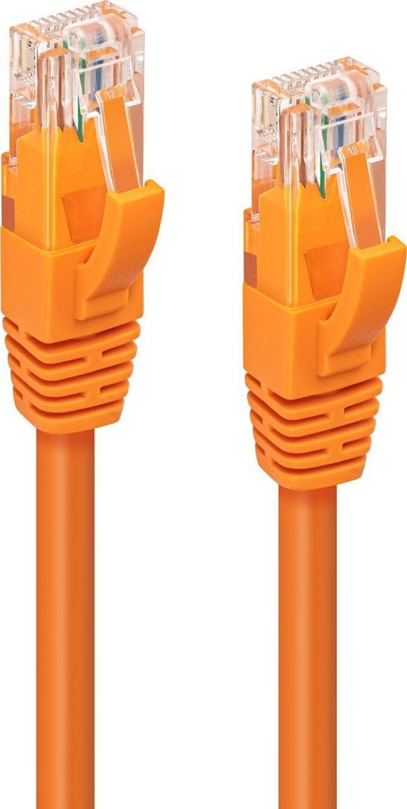 MicroConnect CAT6A UTP 15m Orange LSZH