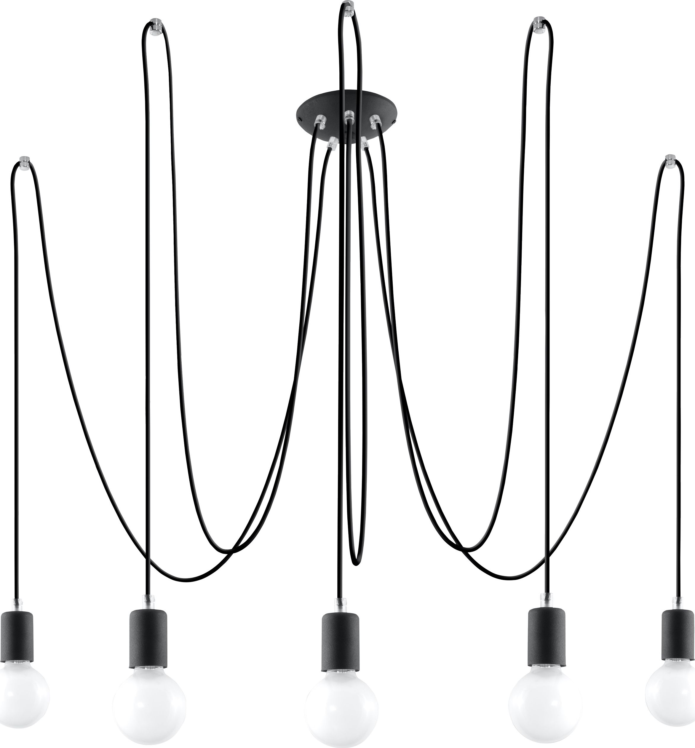 Lampa wisząca Sollux Edison 5x60W