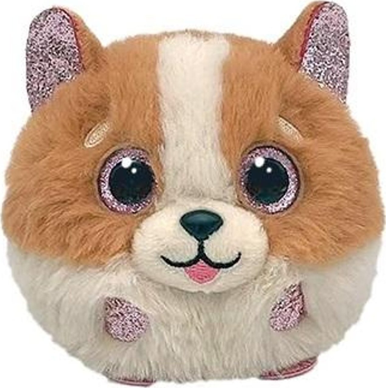 TY Beanie Balls Tanner - brązowo-biały pies 10cm