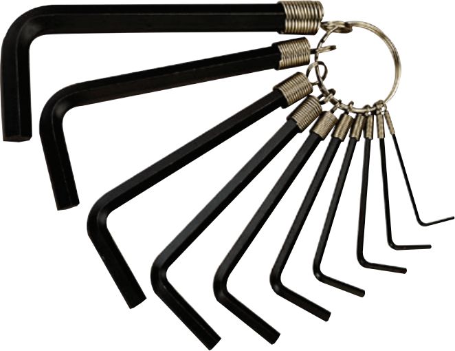 Teng Tools Zestaw kluczy imbusowych hex typ L 1/16 - 3/8" 10szt. (105820203)