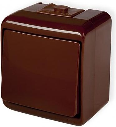 Karlik Łącznik hermetyczny jednobiegunowy JUNIOR brązowe (4WHE-1)