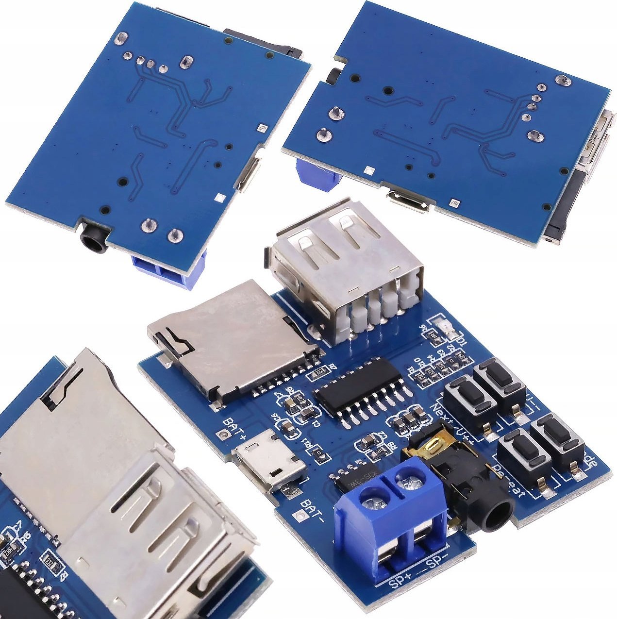 Rosfix MODUŁ ODTWARZACZA MP3 USB MICRO SD ROSFIX WZMACNIACZ 2W KOMPAKTOWY JAKOŚĆ