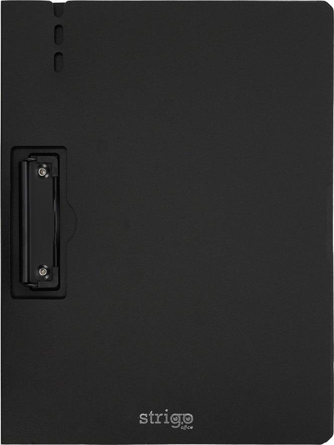 Deska A4 z bocznym klipem czarna STRIGO