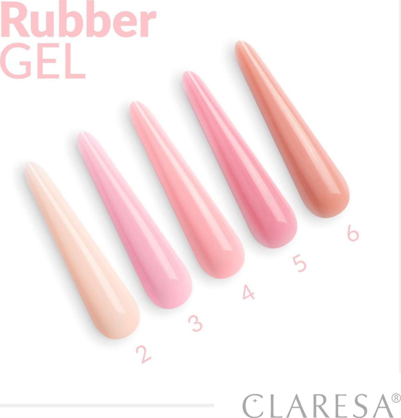 Claresa CLARESA Rubber Gel Żel do budowania i przedłużania paznokci 04 - 90 g